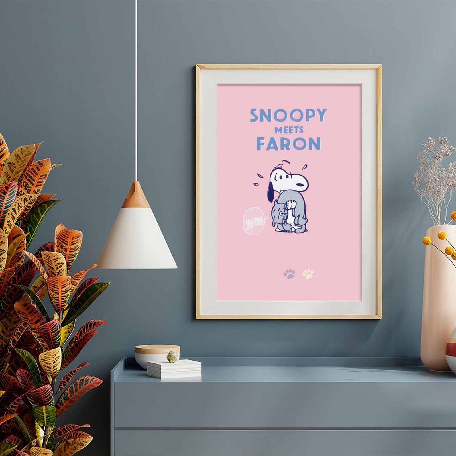 Amazon.co.jp: スヌーピー ファーロン ポスター 絵画 インテリア 壁紙