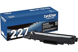 Genuine Brother TN-227 Black Toner Cartridge: Print Crisp, Bold Documents with Reliable Performance