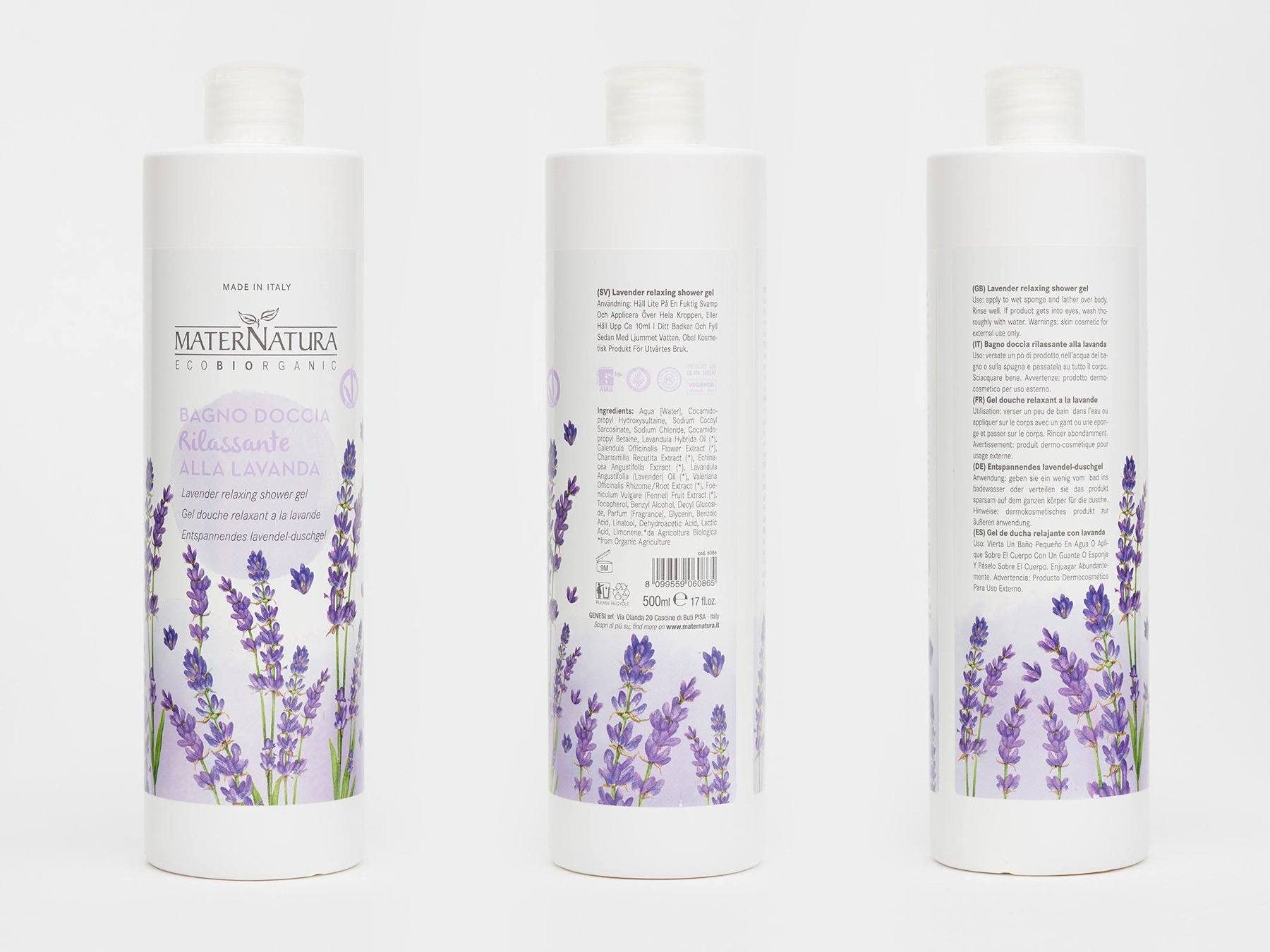 MATERNATURA Bagnodoccia Lavanda, natural, 500 ml (Pack of 1) - Image 2