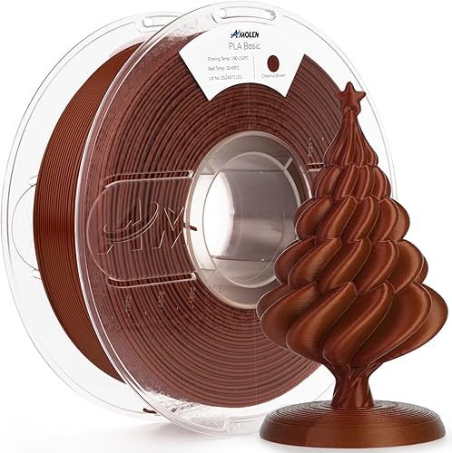 Miniatura 15 de Amolen - Filamento PLA para impresora 3D, Filamento PLA de alta velocidad de 600 mm/s 1.75 mm verde bosque, 1 kg/2.2 lb, precisión dimensional +/-