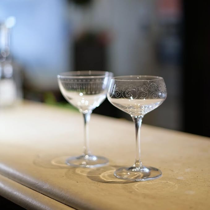 Bormioli Rocco Bartender Novecento Copas Cóctel 8.5 oz, Juego de 6, Liberty miniatura 8