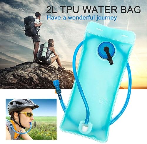 Miniatura 6 de Mochila de hidratación para agua, bolsa de vejiga, bolsa de agua, ciclismo, senderismo, camping, escalada, viajes, camelback + bolsa de hidratación