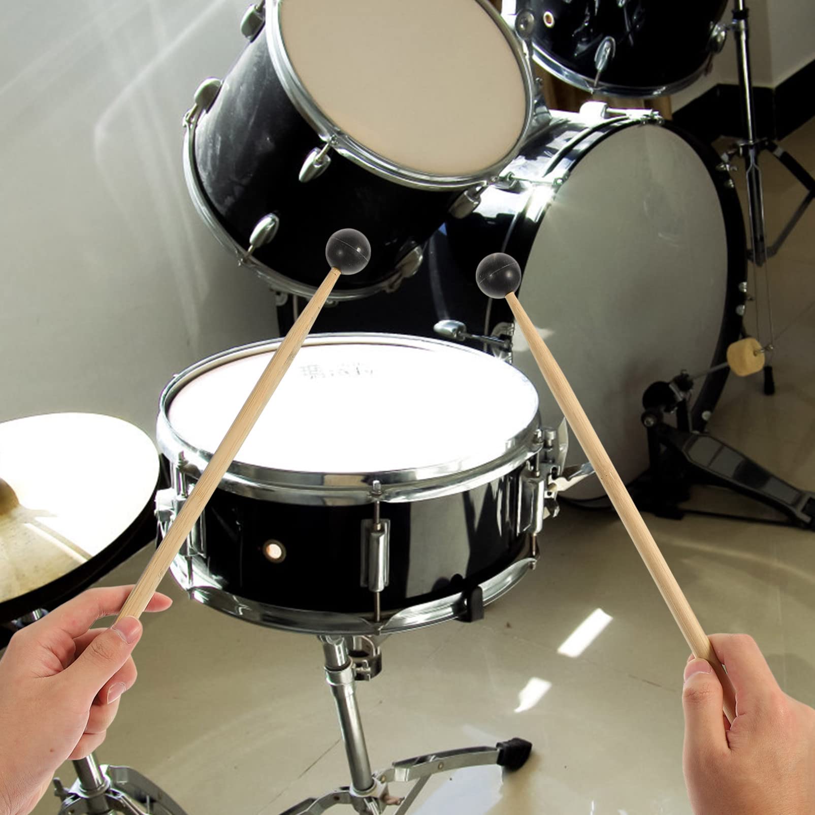 ibasenice 8piezas Baquetas Para De Lengua Palos De Percusión Para Instrumentos Musicales Diseño Duradero y Exquisito Accesorios De Para Xilófono