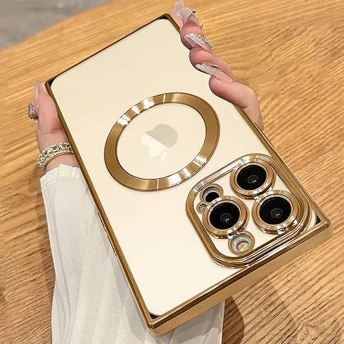 OOK Funda compatible con iPhone 14 Pro Max con protector de cámara (compatible con MagSafe), antiarañazos, a prueba de golpes, carga inalámbrica, disponible en Yaxa Colombia