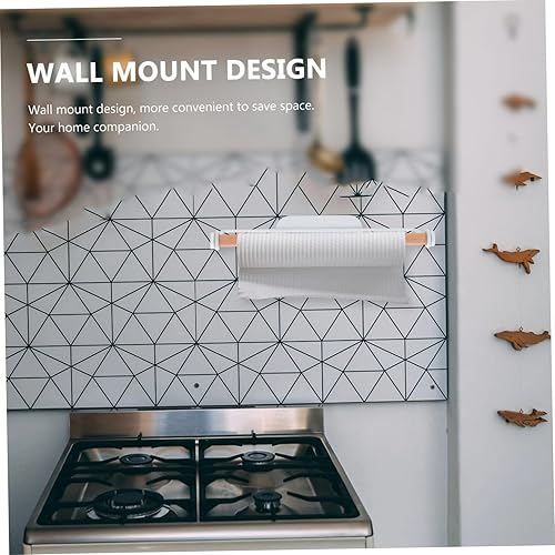 Miniatura 6 de DOITOOL 1 rollo de rollo de papel para colgar en pared, dispensador de toallas de papel, soporte de pared para toallas de papel, soportes de estante