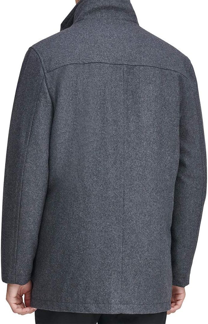 Andrew Marc Men's Coyle Melton Wool Pea Coat Jacket - Image 2