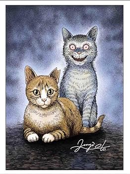 伊藤潤二 墓場の画廊 ギャロン Lサイズ ロンＴ ポップアップ 猫 ☆商品情報☆今年も真夏の悪夢にうなされる！7月13日（土）〜8月