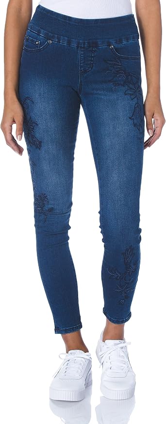 Amazon.com: Jag Jeans Nora - Jeans ajustados con bordado para mujer : Ropa,  Zapatos y Joyería