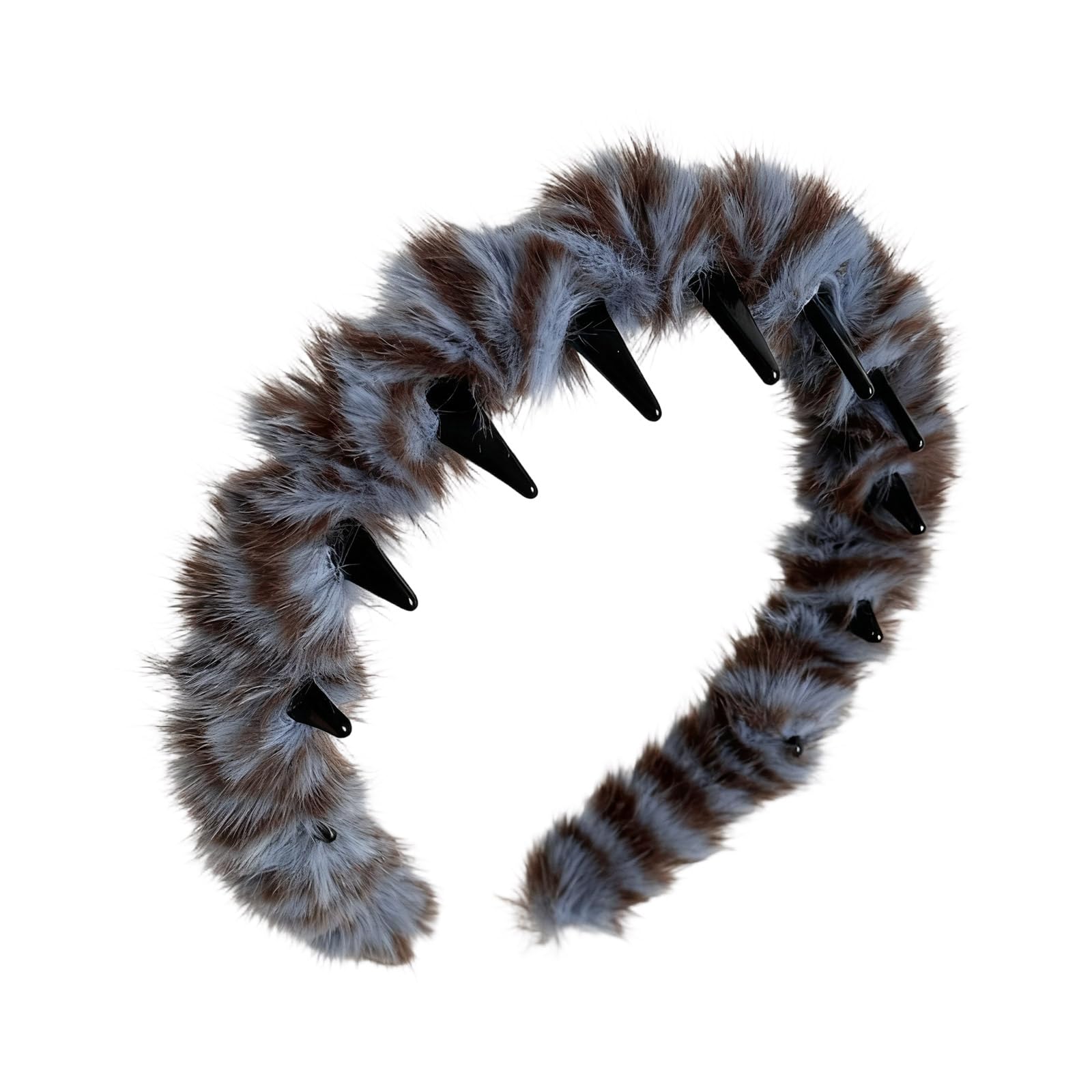 YUXITA Soft Plush Waved Headband Edges Secure Hold Comfortable Hair Accessories Fashion Hairband For Women Men