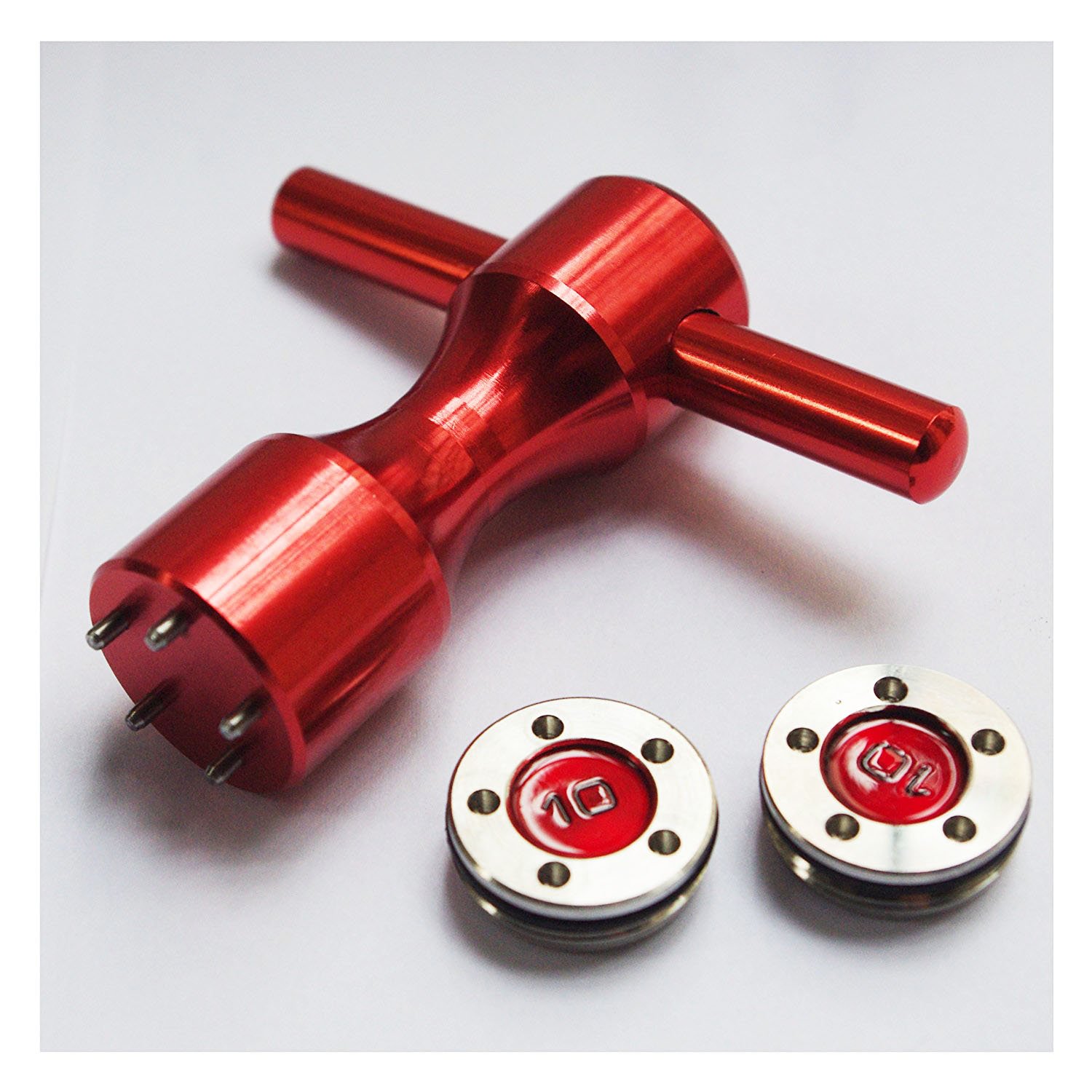 QHALEN Golf Red Weights with Red Wrench for Titleist Scotty Cameron California Newport Kombi My Girl Putters New