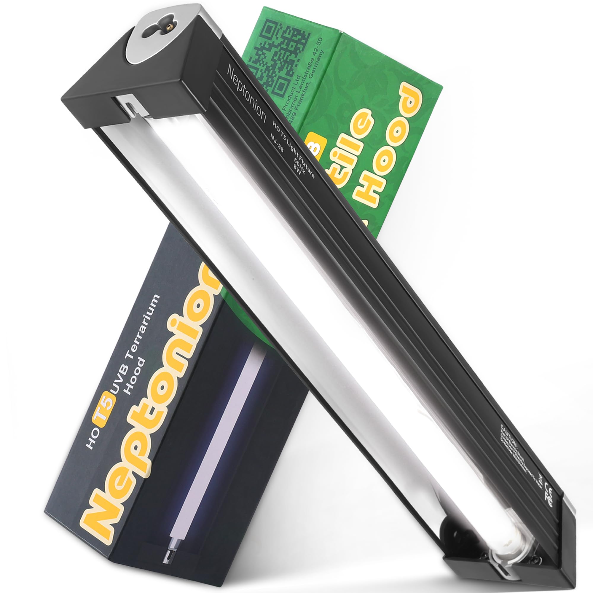 NEPTONION 14W Reptile T5 HO UVB 22.6" 10.0 Light Fixture with Tube