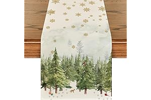 Artoid Mode Christmas Tree Quilted Table Runner
