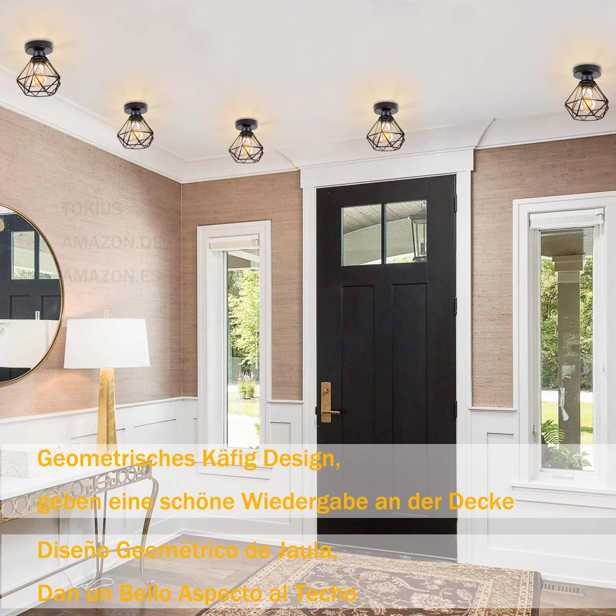 TOKIUS Industrial Ceiling Lights - Image 4