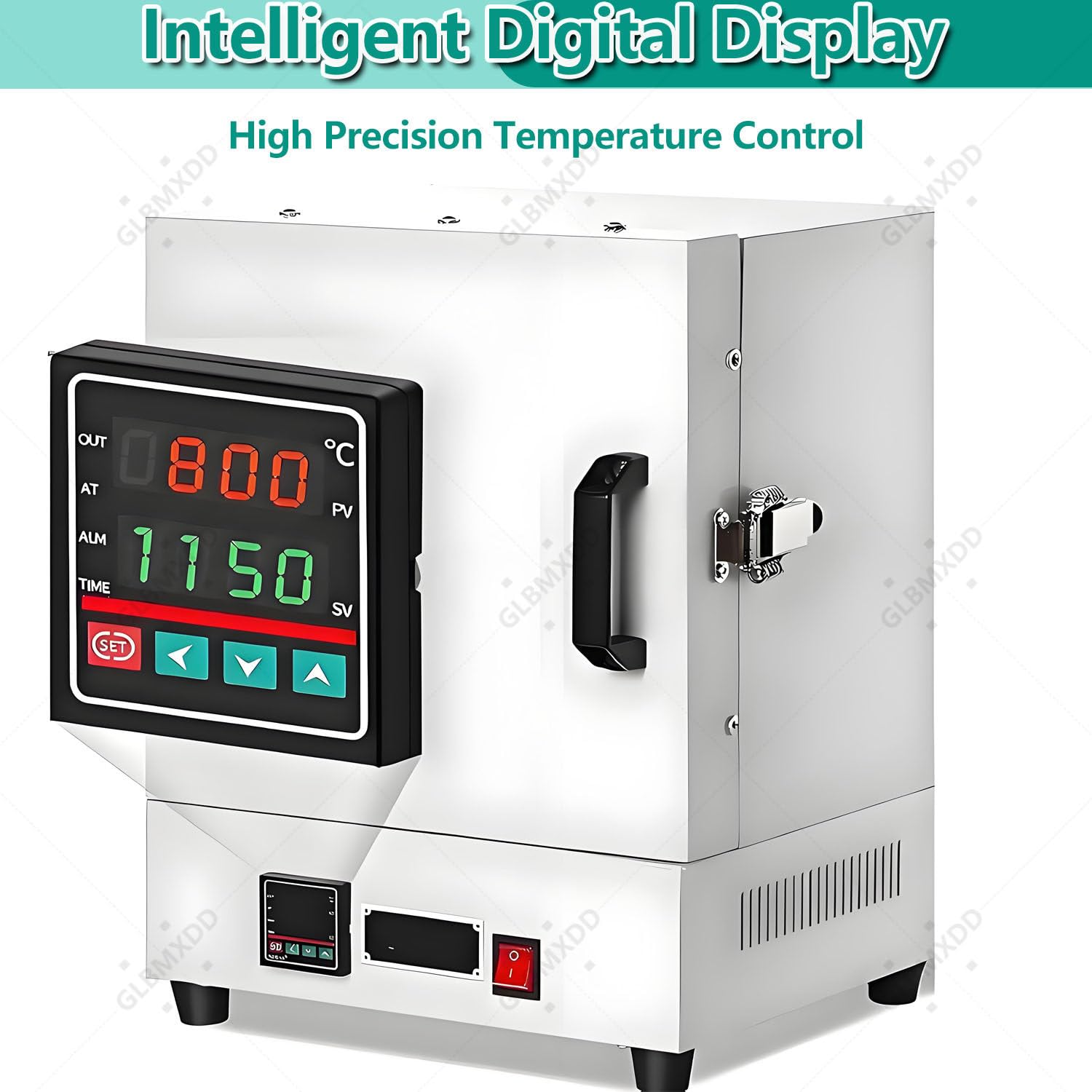 Four électrique de Table Compact de 2000 W, température maximale de 1150 °C pour la Fabrication de Bijoux, la Fonte de métaux, l'émaillage de poterie et Les projets de Bricolage.