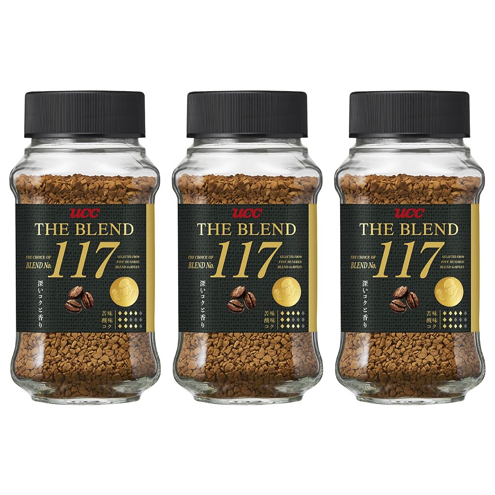 Amazon.co.jp: ザ・ブレンド 117 瓶 210g (70g×3個)【インスタント