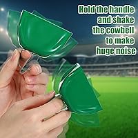 Vista 4 de 20 unidades de campanas de metal para eventos deportivos, campanas de vaca de 3 pulgadas, con asa, cencerros de percusión manual