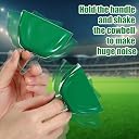 20 Pcs Metal Cowbells Noisemakers for Sporting Events 3 Inch Cow Bells Noise Makers with Handle Hand Percussion Cowbells for Football Games Graduation Party Cheering Team (Green) gallery image