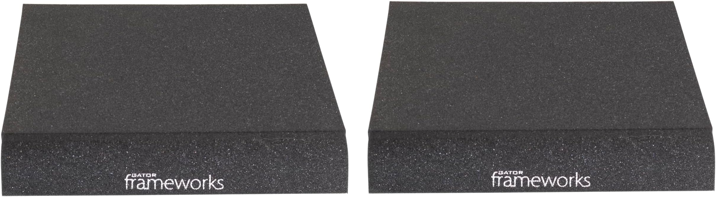 Gator Frameworks Acoustic Foam Isolation Pads for Medium Studio Monitors, Fits Most Speaker Stands, Desktops and Bookshelfs; 2-Pack (GFW-ISOPAD-MD)