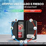 Enventor 6L 8 Lattine Mini Frigo Nero, 12V/220V - 2