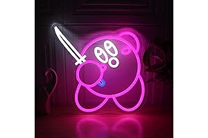 Kirby Neon Sign | A Glowing Beacon in Your Living Room