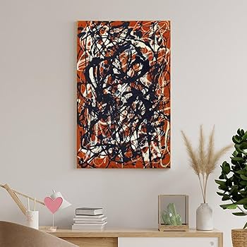 Amazon.co.jp: Jackson Pollockジャクソン・ポロック代表作絵画