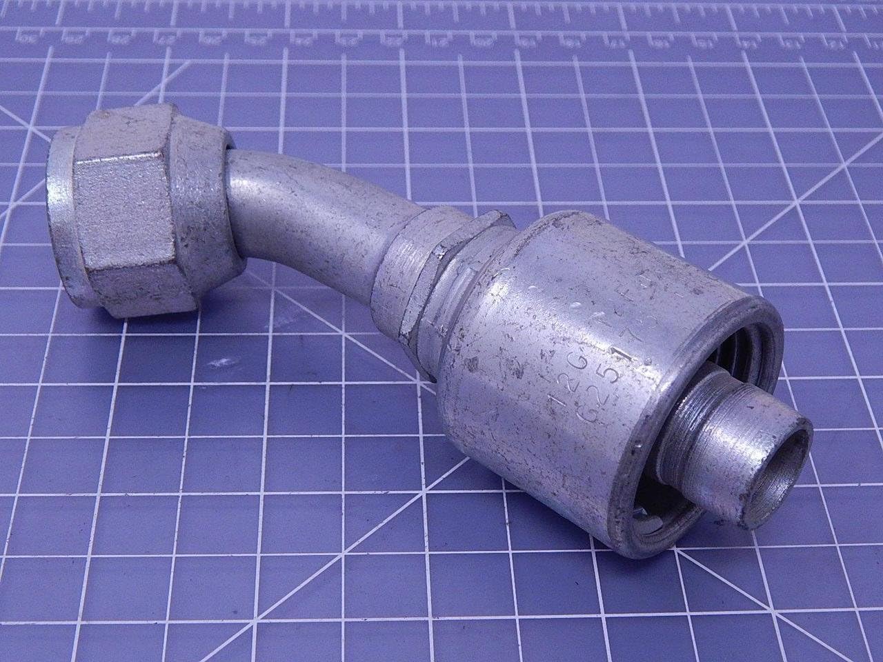 Gates 12G-12FJX45, G25175-1212 Hydraulic Hose Fitting T106044