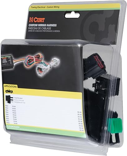 Miniatura 5 de CURT 56357 Vehicle-Side Custom RV Blade 7-Pin Trailer Wiring Harness, Fits Select Nissan Pathfinder, Infiniti QX60