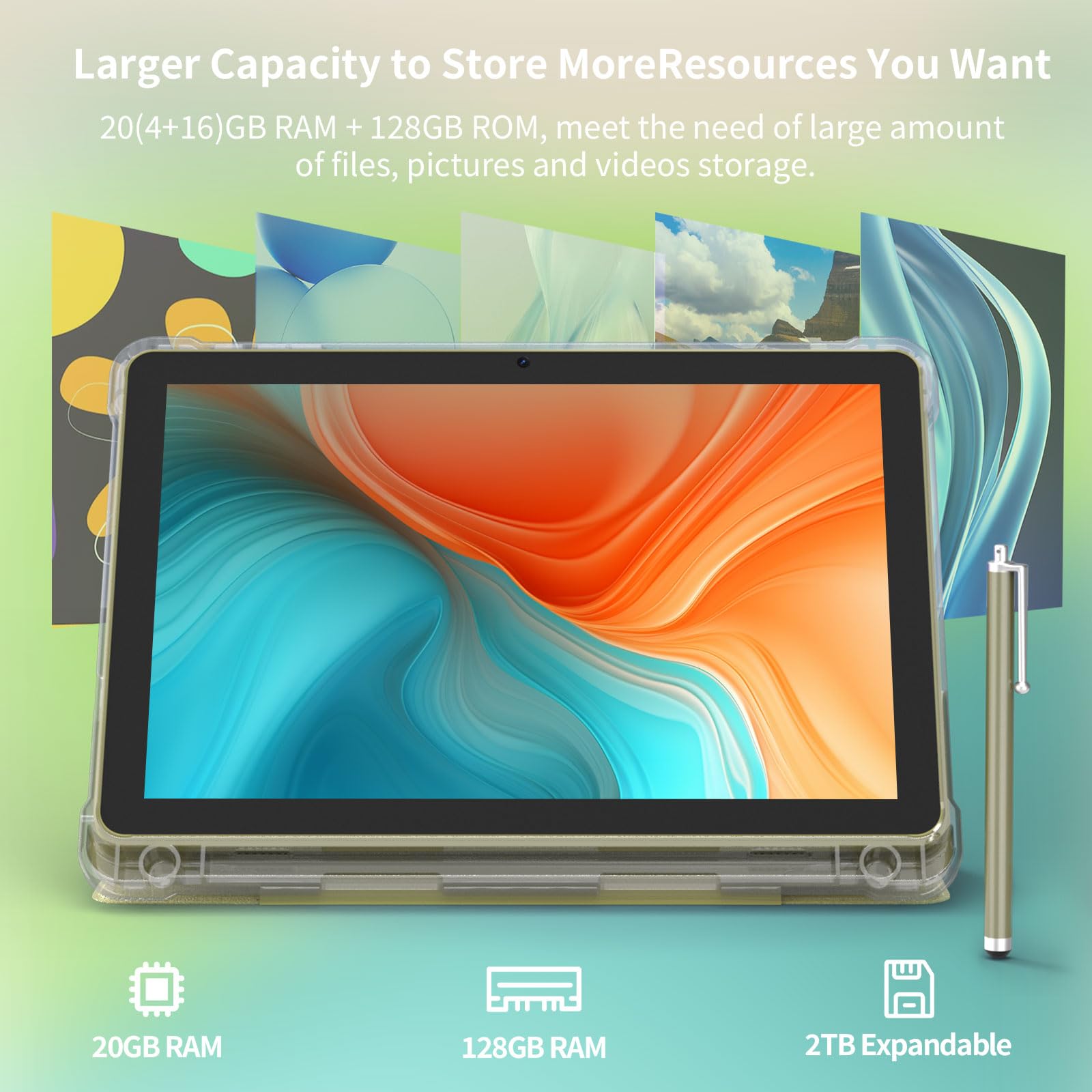 Android 15 タブレット 10インチ 20GB+128GB+2TB Amazon.com : Android 15 Tablet 10 inch Tablets, 20GB RAM 128GB ROM