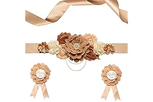 Teddy Bear Maternity Sash Set: A Keepsake for Mommy and Daddy-to-Be