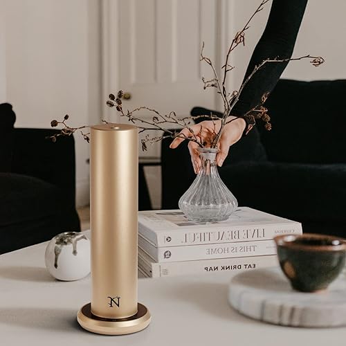 Miniatura 5 de Difusor de dínamo con aceite de fragancia de té blanco incluido, paquete de difusor inteligente de aromaterapia y botella de aceite de fragancia