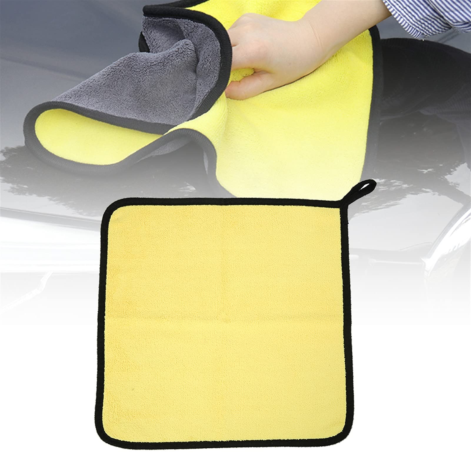 suchy ręcznik Extra Soft Myjnia samochodowa Ręcznik z mikrofibry Ściereczka do czyszczenia samochodu Suszenie Ściereczka do pielęgnacji samochodu Detailing Car WashTowel (kolor: czerwone wino1) (cze