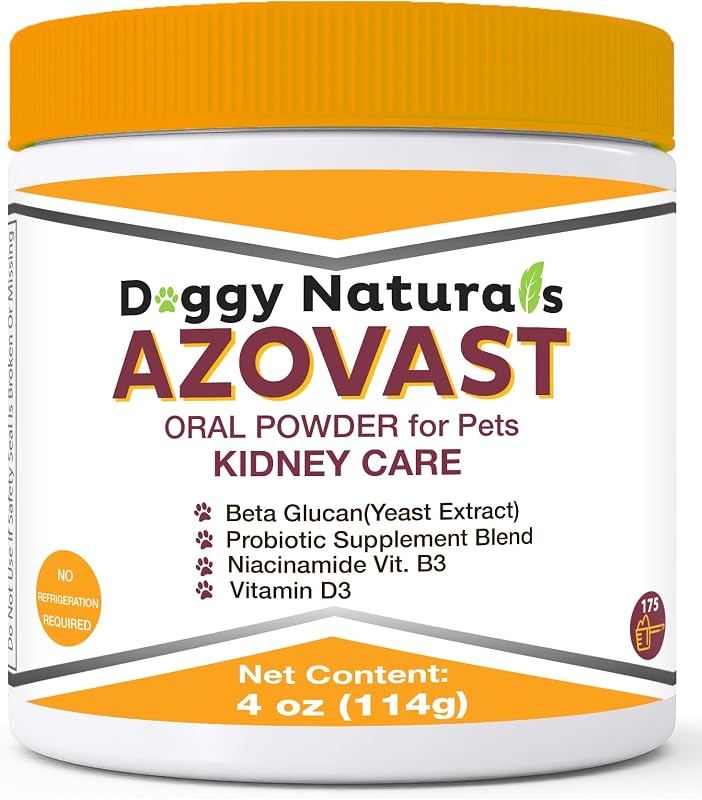 Suplemento em Pó para Cães e Gatos Azovast Pet Health Pharma, 175 Medidas, 113 g