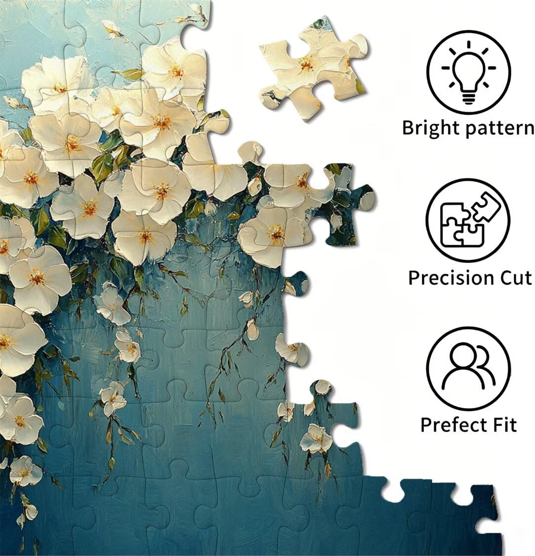 Puzzle 3000 Teile Blume, Holzpuzzle 122x81cm Abstrakt, n-254