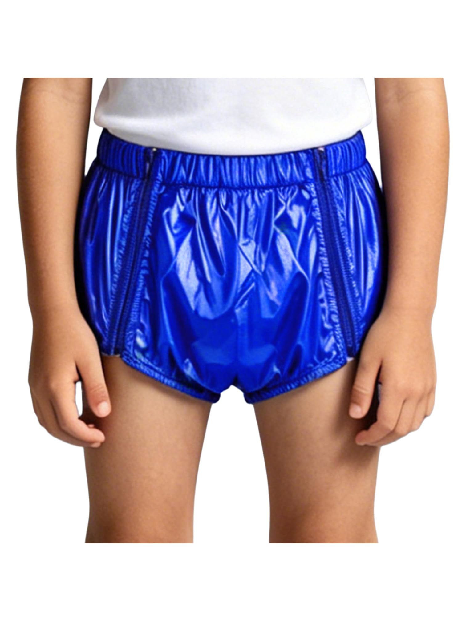 Agoky Swim Nappy for Special Needs Older Kids Washable Reusable Incontinence Diaper Cover for Swimwear Pool Party Blue 11-12 Years