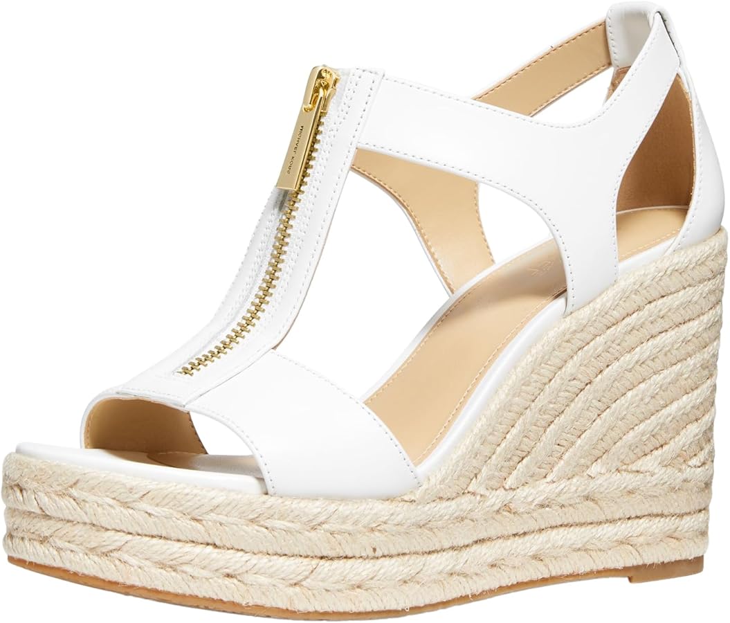 MICHAEL KORS エスパドリーユサンダル ホワイト Amazon | Michael Kors レディース Berkley ミッド
