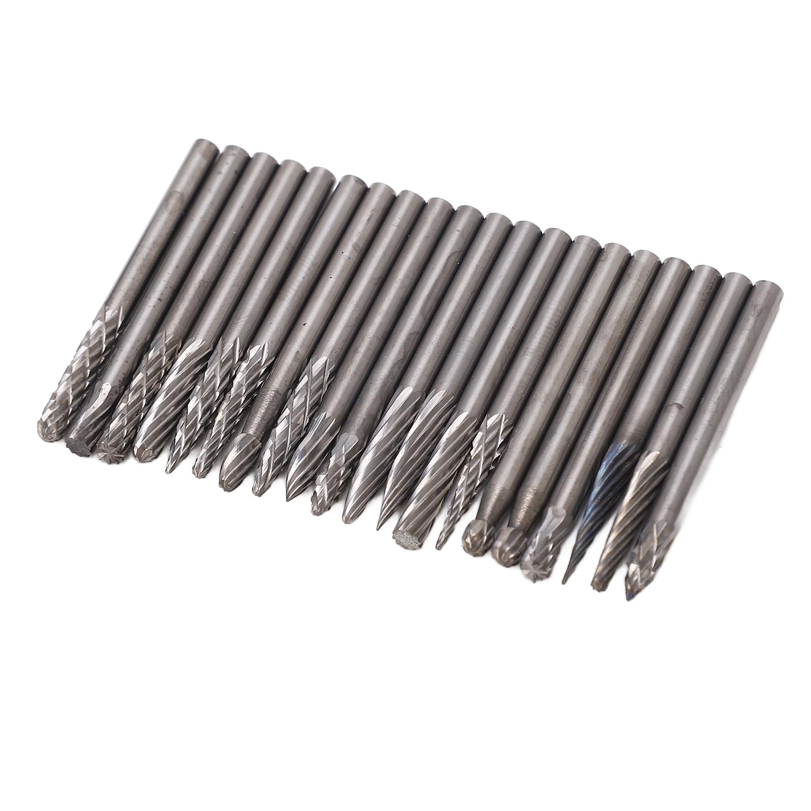 Rotary Burr zestaw 20 szt. stal wolframowa 3 mm Shank wysoka jakość trwała konstrukcja Multislot do szlifowania drewna