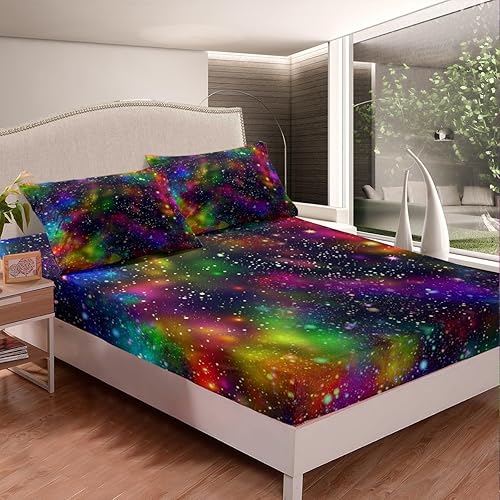 Vista 92 de Juego de sábanas de pavo real tamaño Queen, juego de ropa de cama de plumas de pavo real para niños, niñas, niños y adolescentes, juego de sábanas