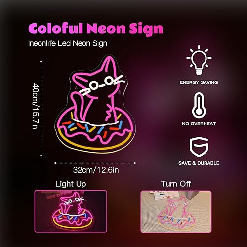 Miniatura 10 de Letrero de neón con forma de tacos USB Powerd LED para decoración de pared, luces de neón amarillas para pizzería, cocina, restaurante, bar, fiesta,