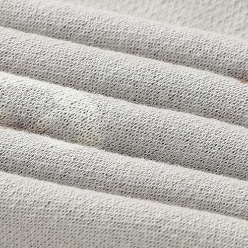 Miniatura 8 de Bleu La La Manta unisex de punto de lujo para bebés para niñas y niños, 100% algodón suave de telar fino, manta para cuna, regalo de regalo para