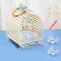 完成品　4枚蓋遮光鳥かごキャリーバッグ Amazon | Bornoon 鳥用 キャリーバッグ セキセイインコ 鳥かご