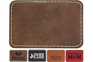 Leatherette Laser Engraving Patches for Personalized Hats