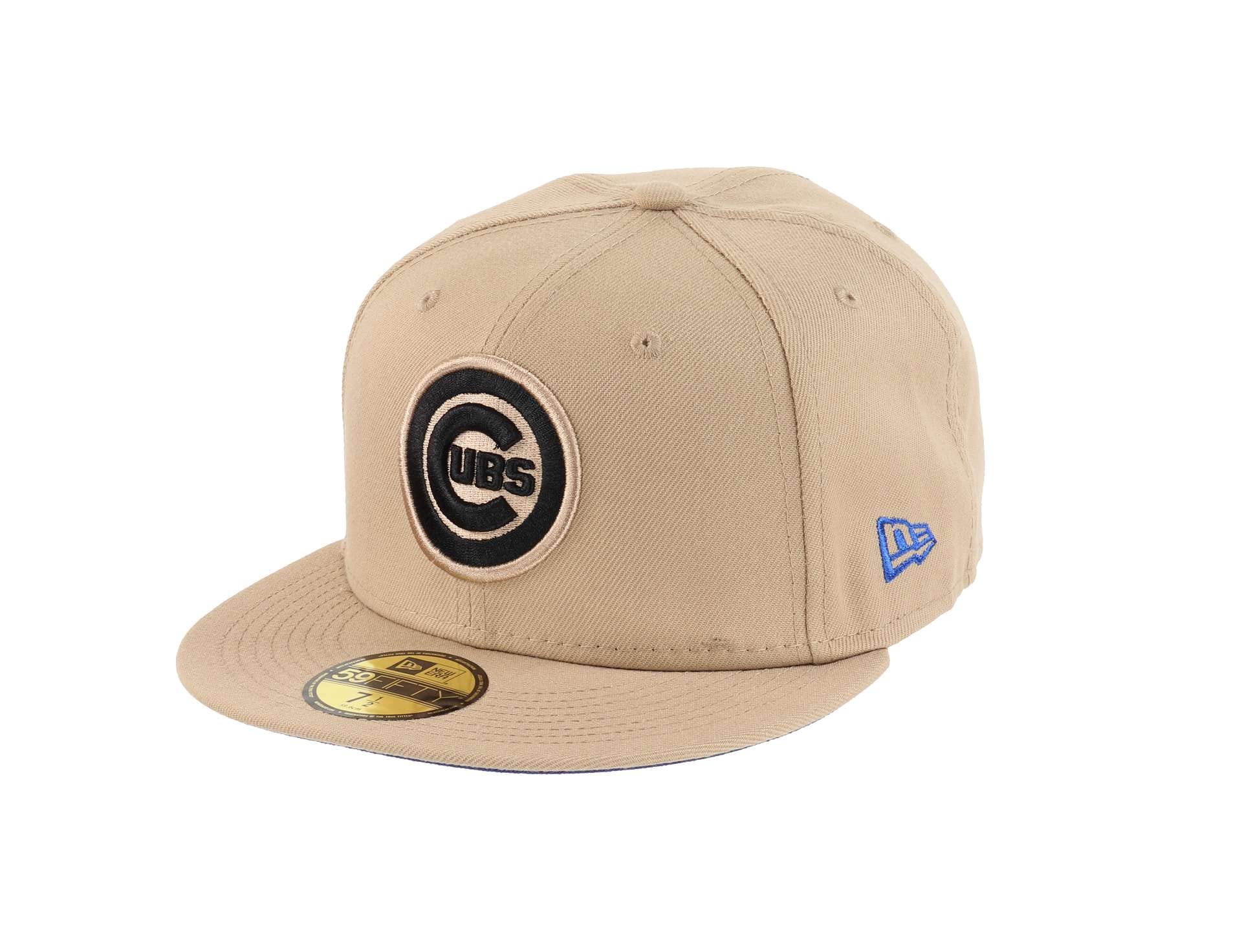 New Era Chicago Cubs MLB Camel Blue Undervisor Cooperstown 59Fifty Basecap โ image 1