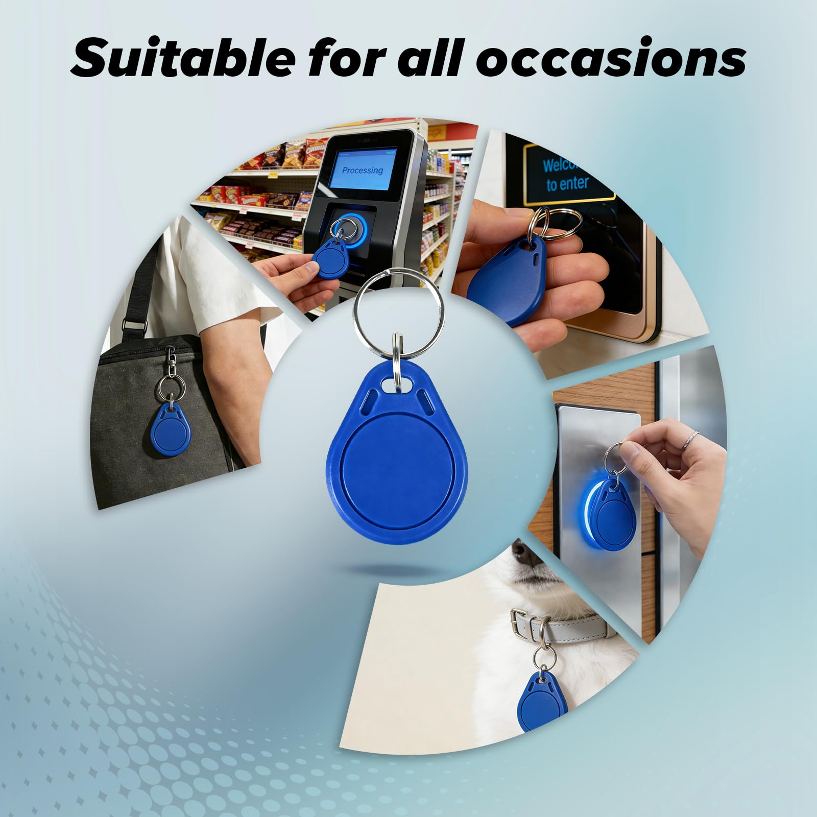 Amazon.com: Desfire EV3 2K Tag NFC Fob RFID Tag 13.56MHz for