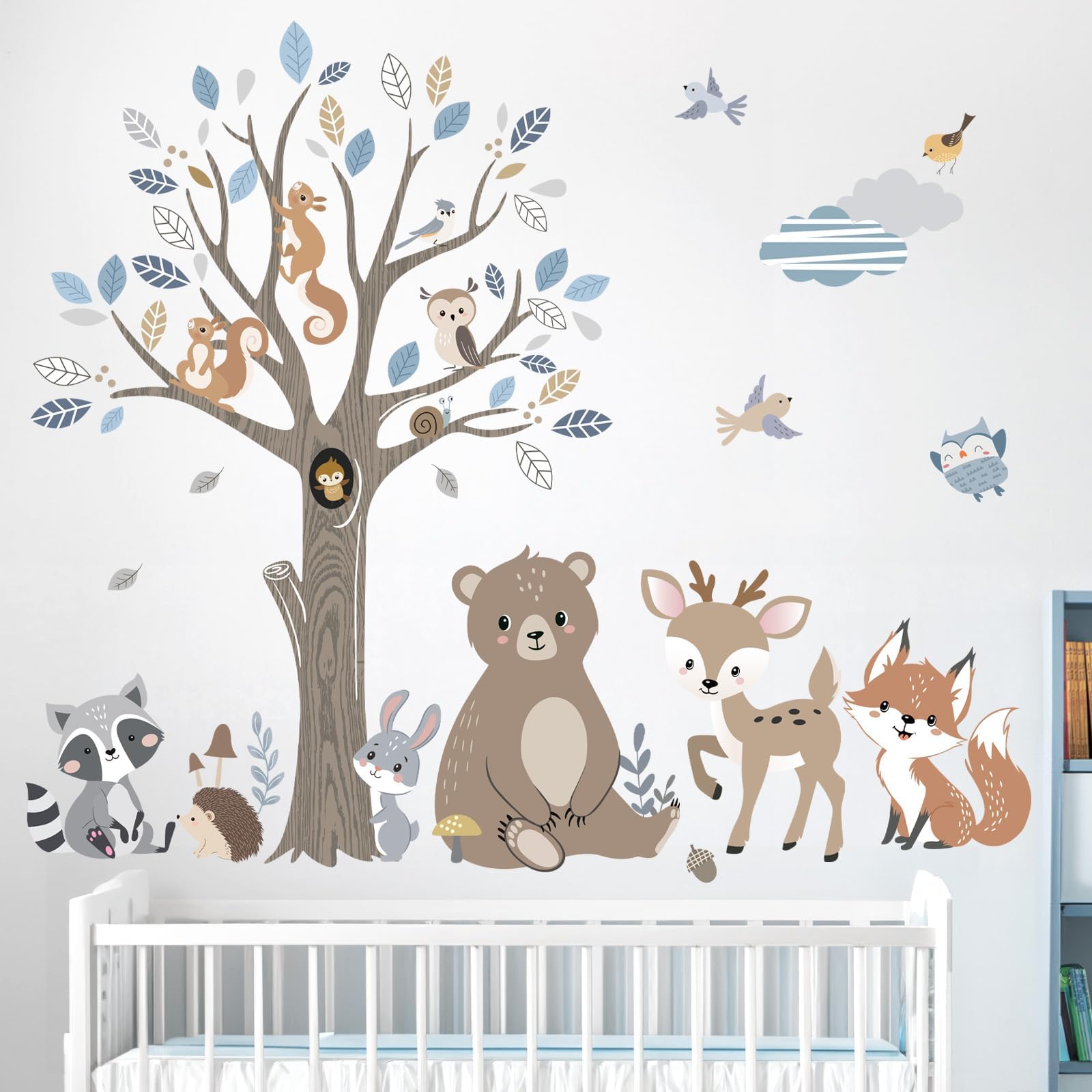 Forest Animal Tree Wall Decals