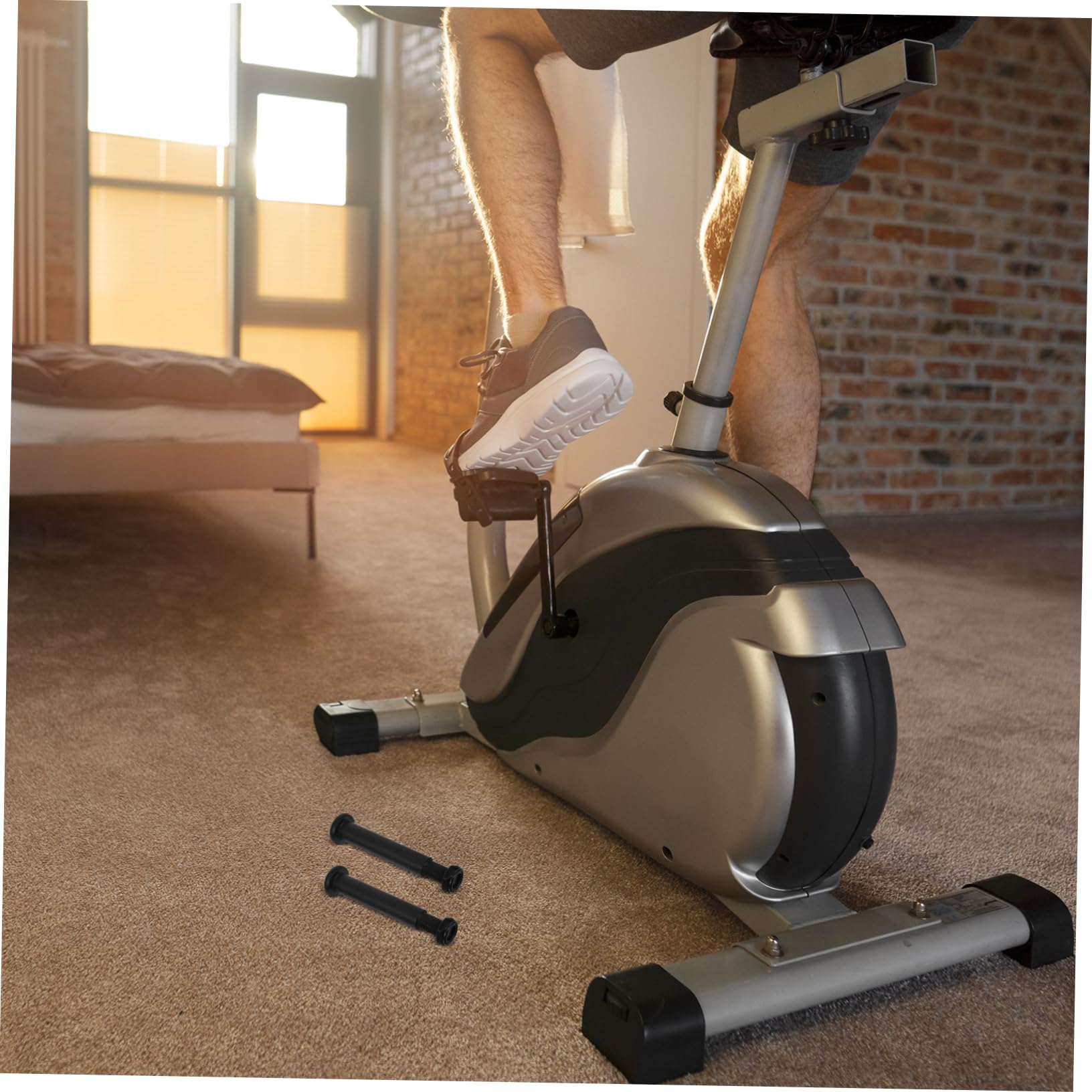 Ersatz Pedalbolzen Für Ellipsentrainer Stabile Stahl Pedalachsen Einsetzbar Kompatibel Mit Fitnessgeräten Installieren