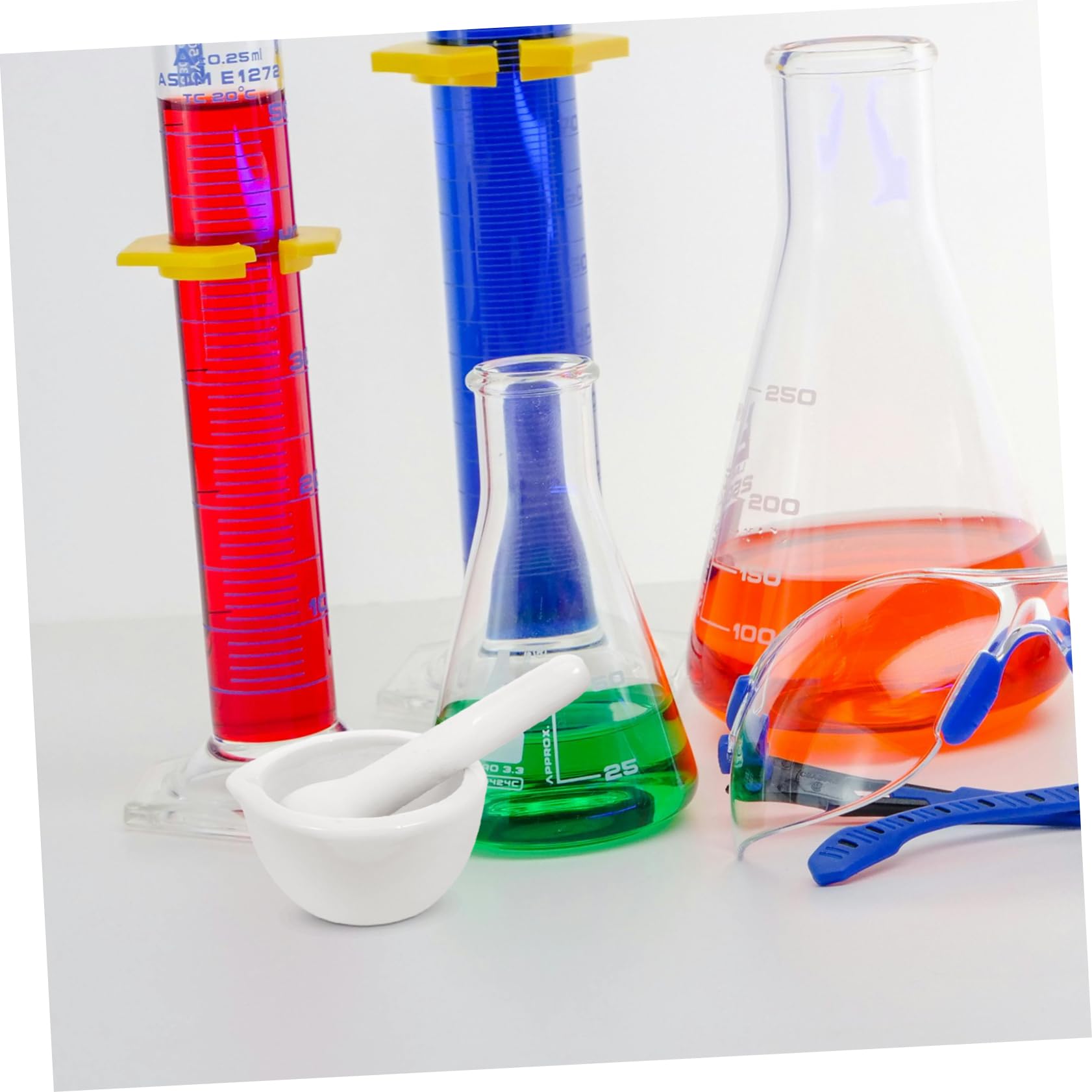 ricerca smalto con asta pestello e mortaio ciotola di ricerca mortaio per ciotola di medicina per macinare asta di macinazione chemical provette smalto di ricerca bianca