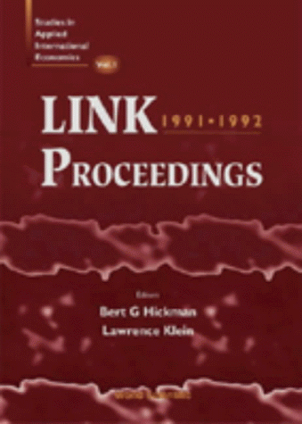 Link Proceedings 1991, 1992: Selected Papers from Meetings in Moscow, 1991, and Ankara, 1992 (Studies in Applied International Economics , Vol 1)