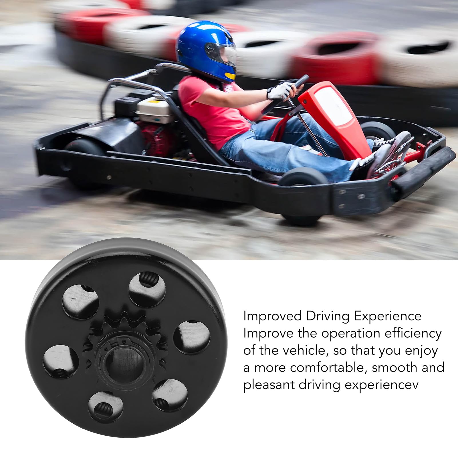 Fydun Fliehkraftkupplung für Go-Kart & Mini-Bike, 13 Zähne 428-Kette, 3/4-Zoll Bohrung passend für 3,5–7 PS 170F Motoren