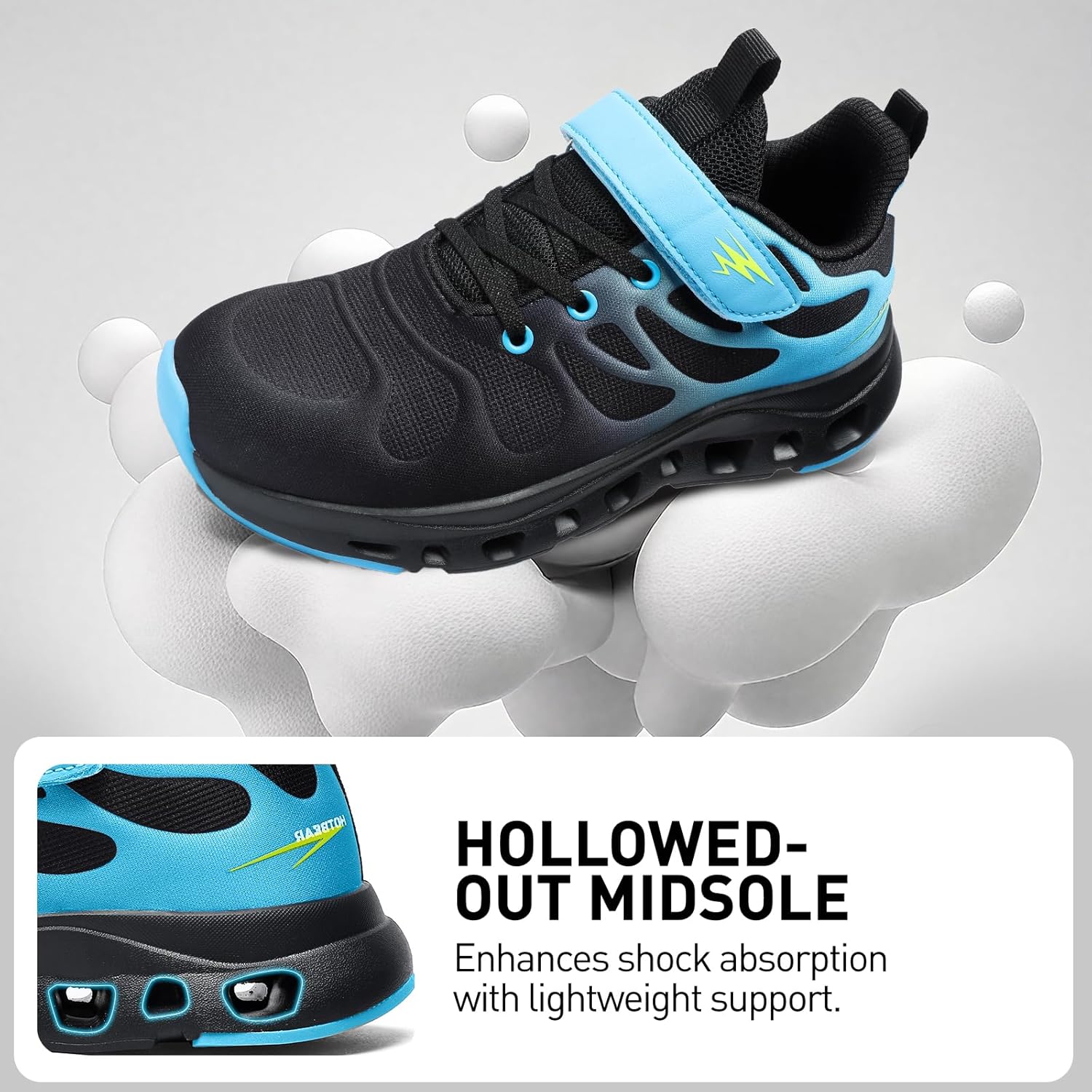 Kids Sneakers for Running Tennis Walking Shoes Lightweight Breathable Sport Casual Shoes - Image 2