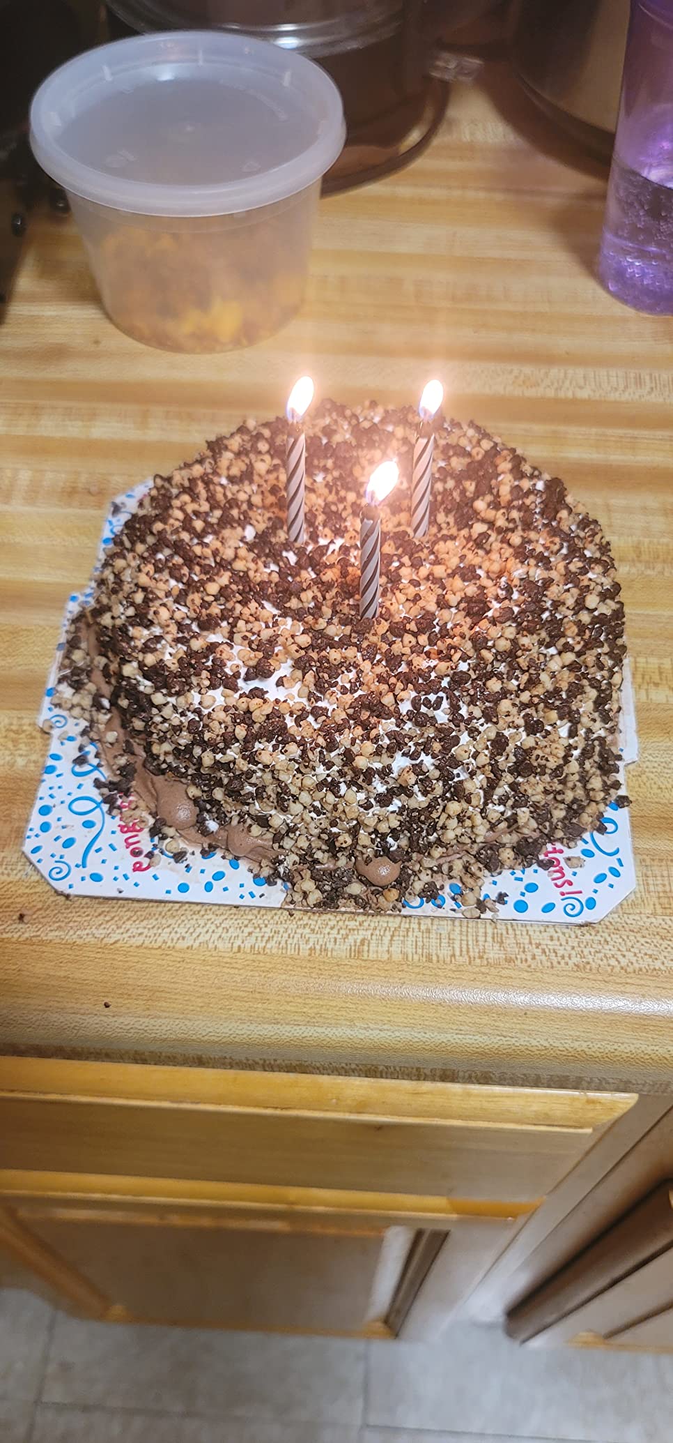 Carvel Lil Love Chocolate Ice Cream Crunchie Cake, Layers